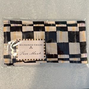Brand new Mackenzie Childs cotton face mask